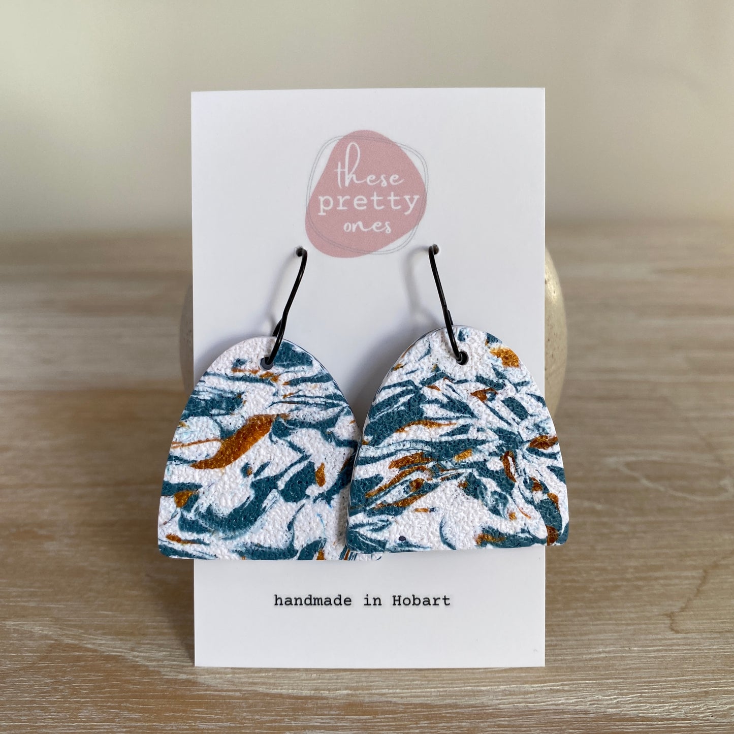 ‘Marble Day’ Statement Dangles