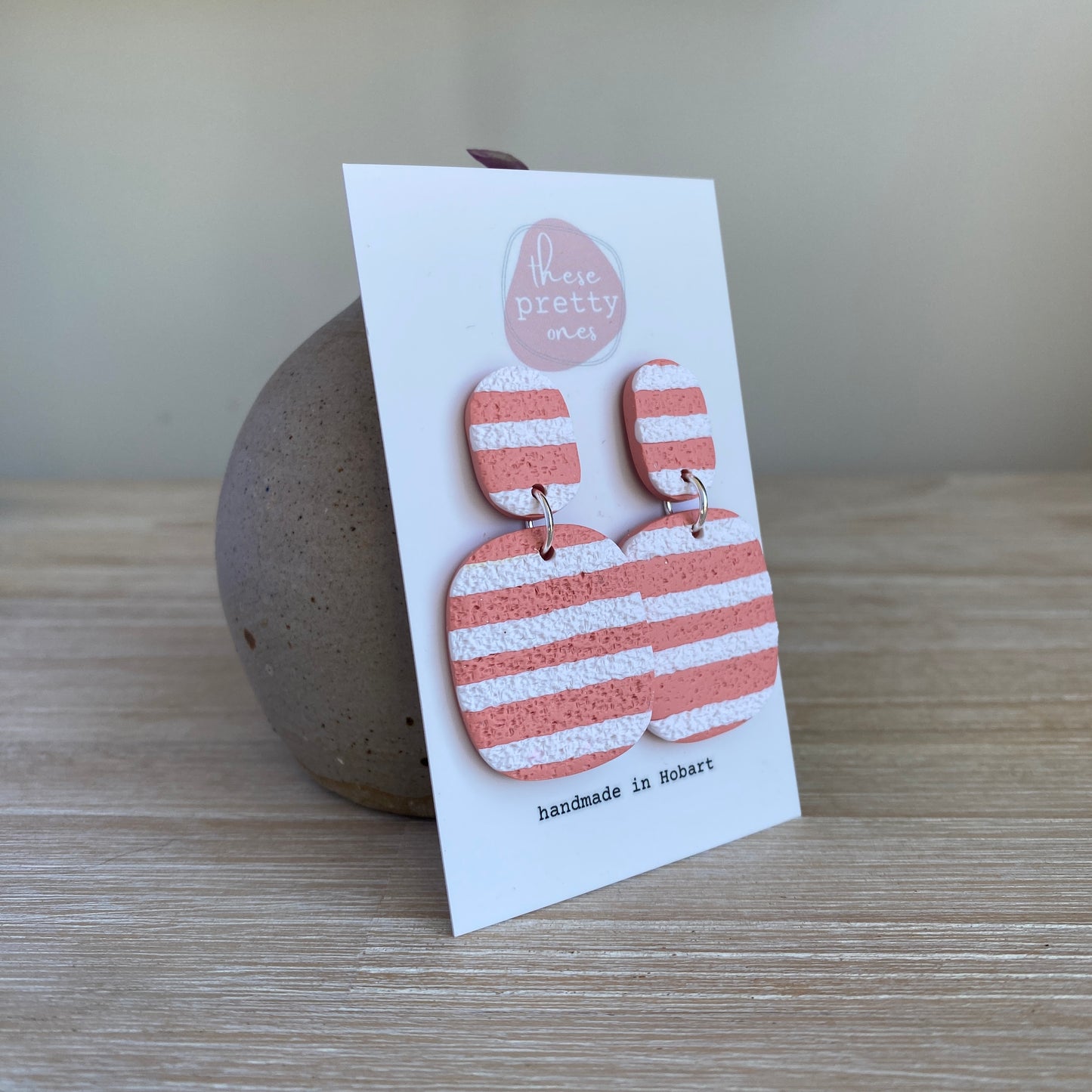 ‘Apricot Lines’ Midi Dangles