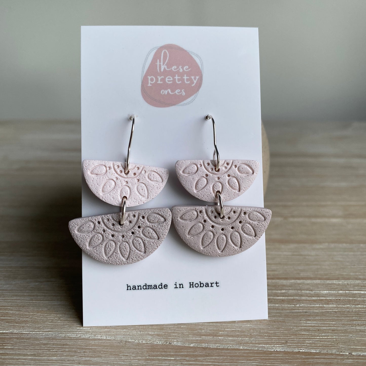 ‘Boho Chica’ Midi Dangles: Beige