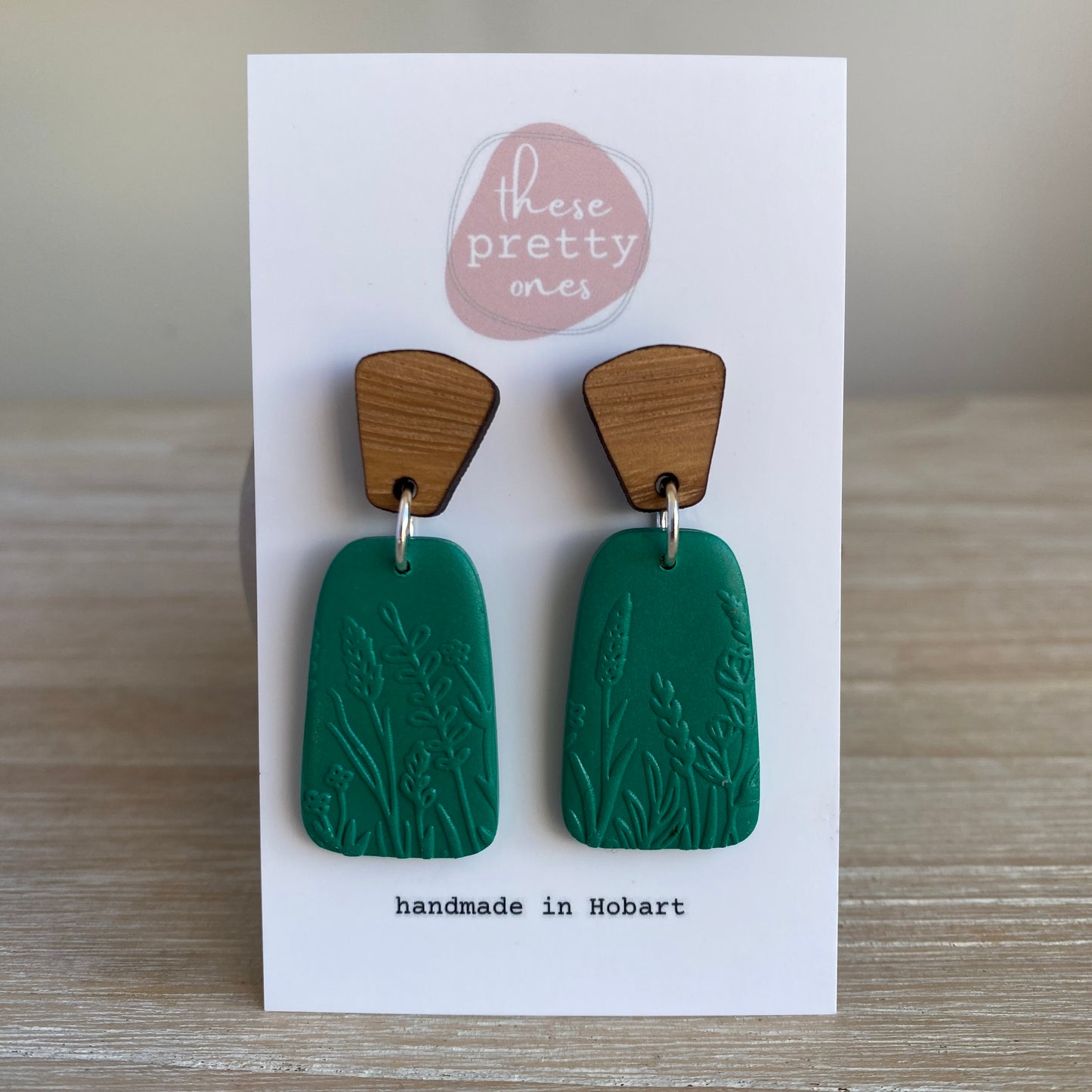 ‘Fields' Midi Dangles: Sadie in Emerald