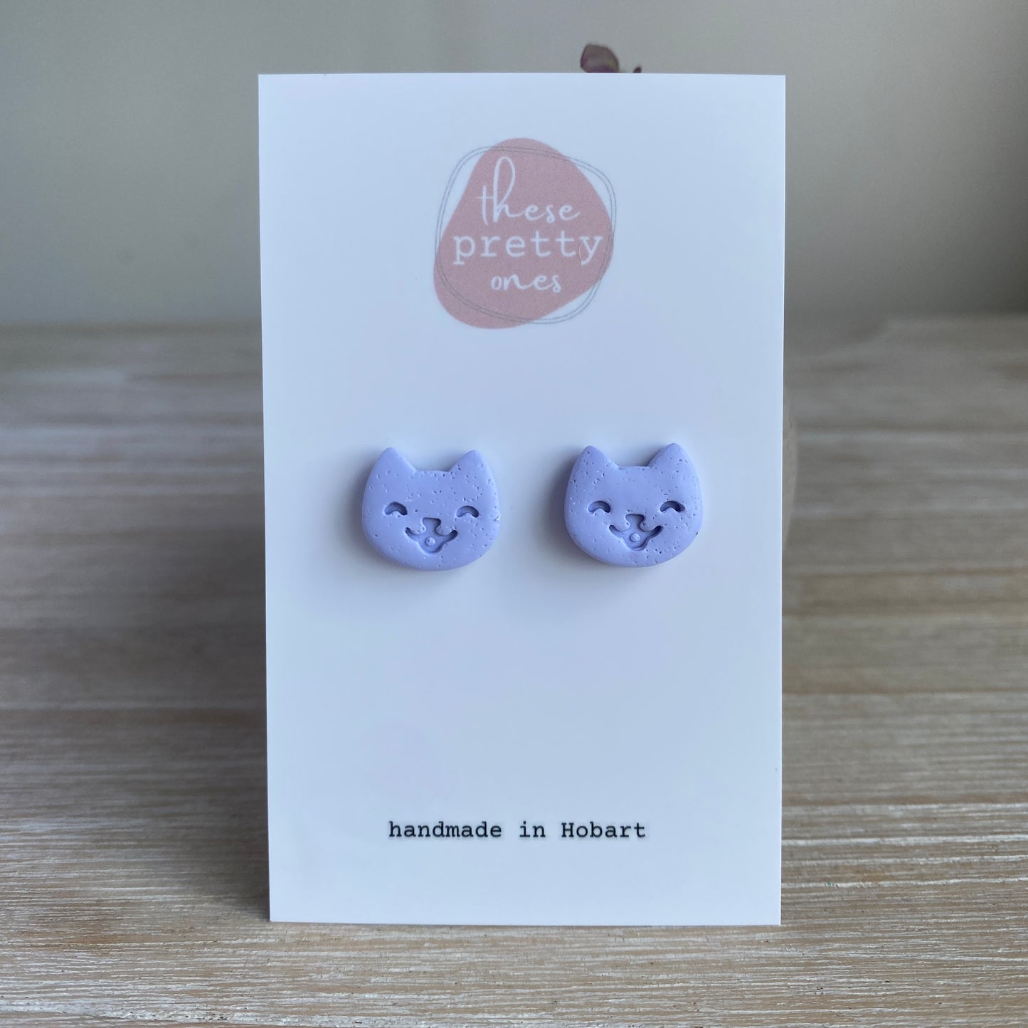 ‘Happy Cats’ Midi Studs