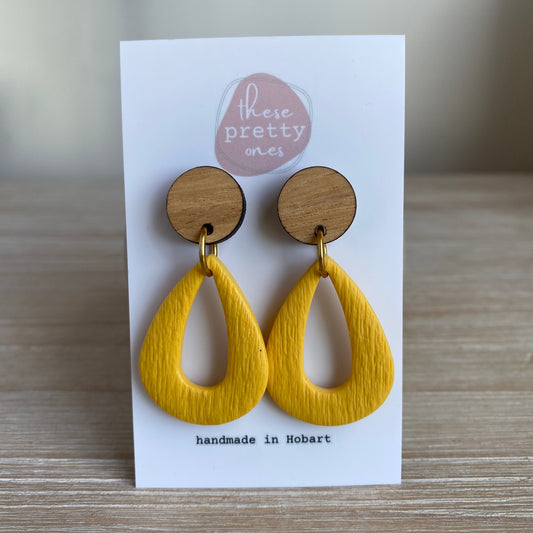 ‘Daffodil’ Midi Dangles: Teardrop Donuts