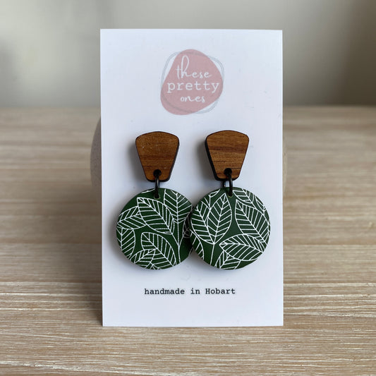 ‘Forest’ Midi Dangles: Round